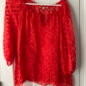 Nougat London Vibrant Red Blouse